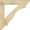 Ekena Millwork Balboa Slat Rough Sawn Bracket w/ Offset Brace, Douglas Fir, 6"W x 30"D x 30"H BKT0604X30X30BOA06RDF - alternate 3